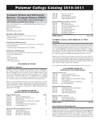 Computer Science and Information Systems Department for CSCI 171 Mac OS Applescripting 2.5 Further Information