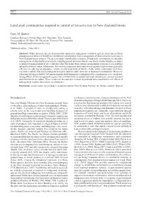 Land Snail Communities Respond to Control of Invasive Rats in New Zealand Forests