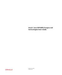 Oracle Java CAPS BPEL Designer and Service Engine User's Guide • January 2011 Contents