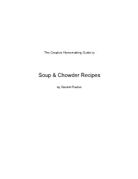 Soup & Chowder Recipes