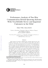 Performance Analysis of Two-Way Communication Retrial Queueing Systems with Non-Reliable Server and Impatient Customers in the Orbit∗