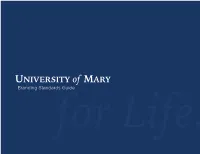 UNIVERSITY of MARY Branding Standards Guide