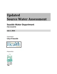 Updated Source Water Assessment