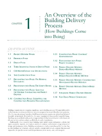 An Overview of the Building Delivery Process