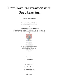 Froth Texture Analysis with Deep Learning