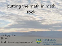Matt G-Y Chiu Slides: Code: Introduction Introduction