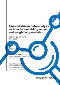 A Model-Driven Data-Analysis Architecture Enabling Reuse and Insight in Open Data