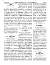 CONGRESSIONAL RECORD— Extensions of Remarks E1153 HON