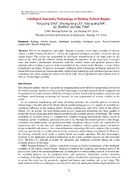 Intelligent Assembly Technology of Railway Vehicle Bogies Yong-Ping