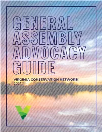 Virginia Conservation Network 2021 Table of Contents