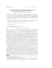 A Restarted Krylov Subspace Method for the Evaluation of Matrix Functions∗