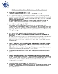 AKC Education Webinar Series: FSS/Miscellaneous Questions and Answers