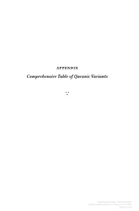 Downloaded from Brill.Com10/05/2021 04:52:41PM Via Free Access 262 Appendix