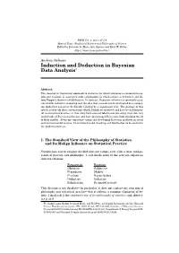 Induction and Deduction in Bayesian Data Analysis*