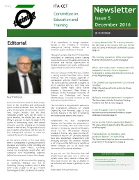 Newsletter Committee on Education and Issue 5