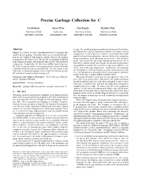 Precise Garbage Collection for C
