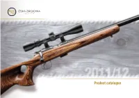 Product Catalogue Česká Zbrojovka A.S