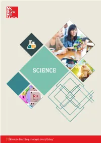 Science Table of Contents