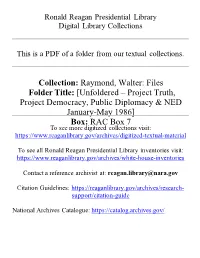 Unfoldered – Project Truth, Project Democracy, Public Diplomacy