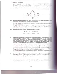 Chapter 9 Hydrogen
