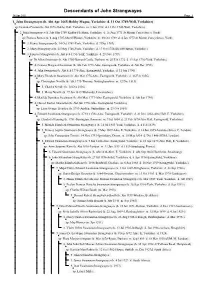 Descendancy Chart