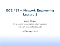 ECE 435 – Network Engineering Lecture 3
