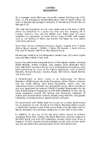 Loyiso Biography