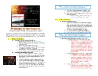 Message in the Music 6 Ii
