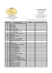 T.I.L. Productions Distribution
