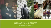 Alexander R. Shepherd Washington’S Coriolanus Alexander R