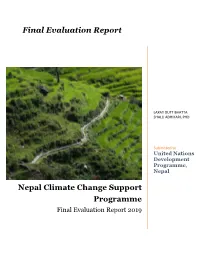 Nepal Climate Change Support Programme
