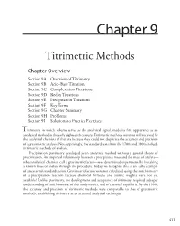 Chapter 9 Titrimetric Methods 413