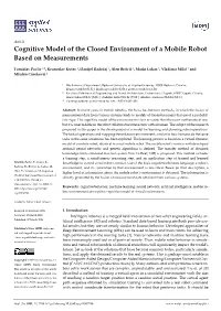 Cognitive Model of the Closed Environment of a Mobile Robot Based on Measurements