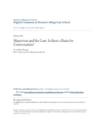 Hauerwas and the Law: Is There a Basis for Conversation? M