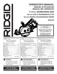 Operator's Manual