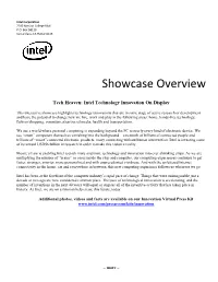 Tech Heaven: Intel Technology Innovation on Display