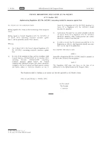 COUNCIL IMPLEMENTING REGULATION (EU) No 945/2012 of 15 October 2012 Implementing Regulation (EU) No 267/2012 Concerning Restrictive Measures Against Iran