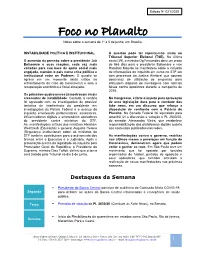 Foco No Planalto – Edi N 021 2020