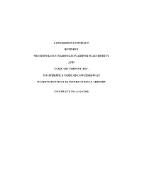 Concession Contract Between Metropolitan