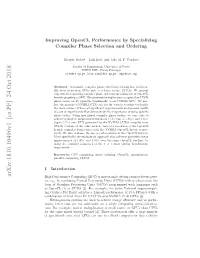 Improving Opencl Performance by Specializing Compiler Phase
