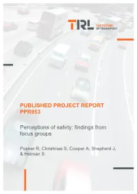 Published Project Report Ppr953