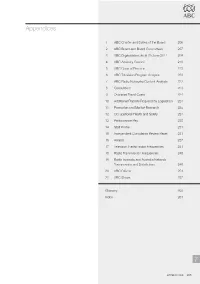 Annual Report 2010-2011: Part 7 – Appendices