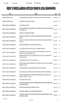 Copy of Huntington History Index 6-7-10.Xlsx