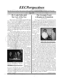 Eecperspectives the Newsletter of the University of Georgia Environmental Ethics Certificate Program June 1999 Dr