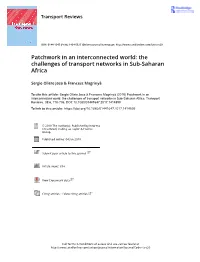 Patchwork in an Interconnected World: the Challenges of Transport Networks in Sub-Saharan Africa*