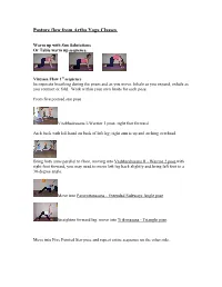 Posture Flow from Artha Yoga Classes