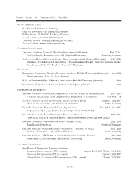 Prof. Dr. Christian R. Proa˜No