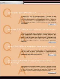 What Is the SOFTBANK Group? What Are SOFTBANK's Areas of Focus