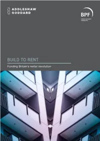 Build to Rent