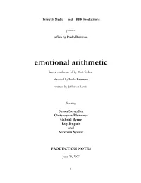 Emotional Arithmetic